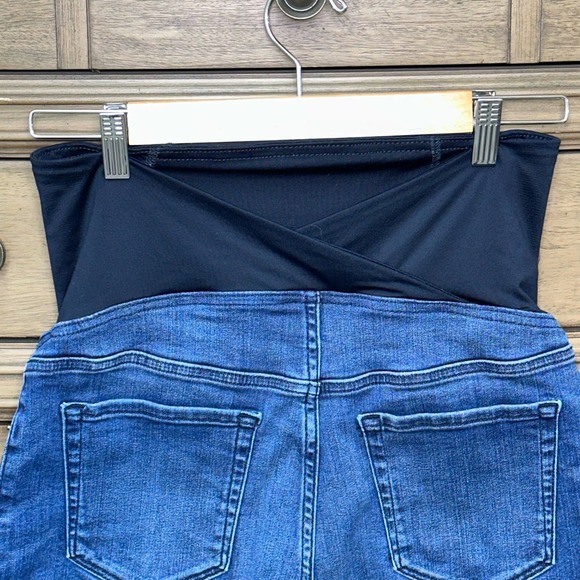 Isabel Maternity Women's Denim Short Midi Shorts Small - Picture 4 of 4